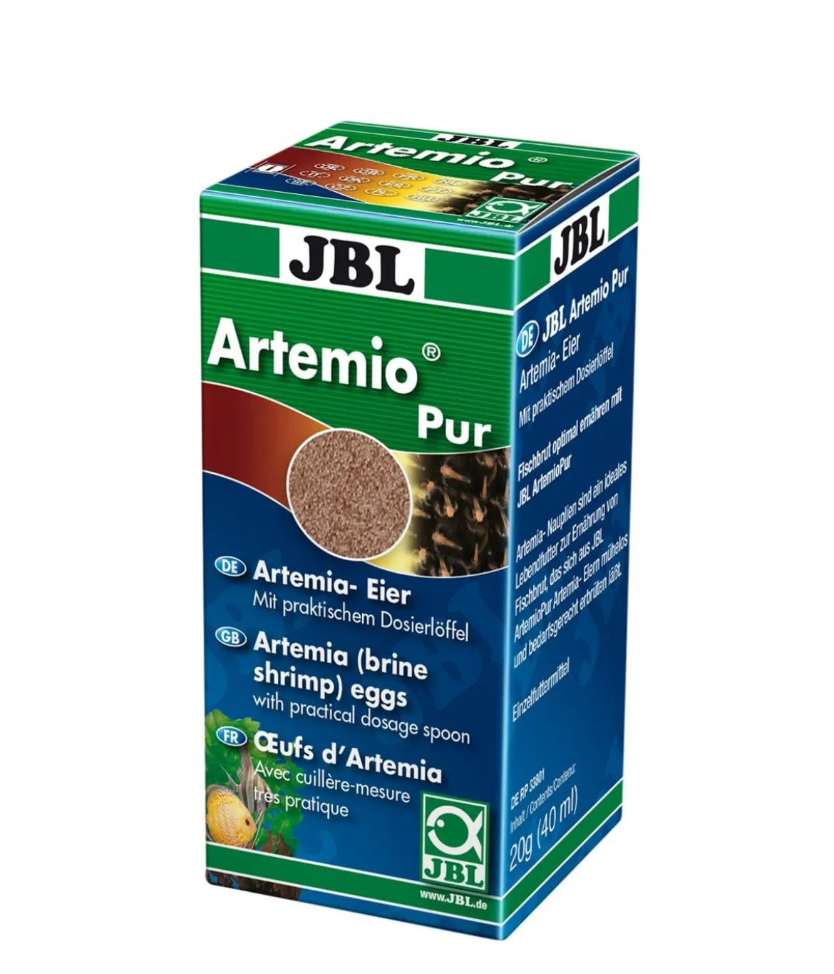 JBL Fischfutter ArtemioPur Artemia-Eier, 40 ml