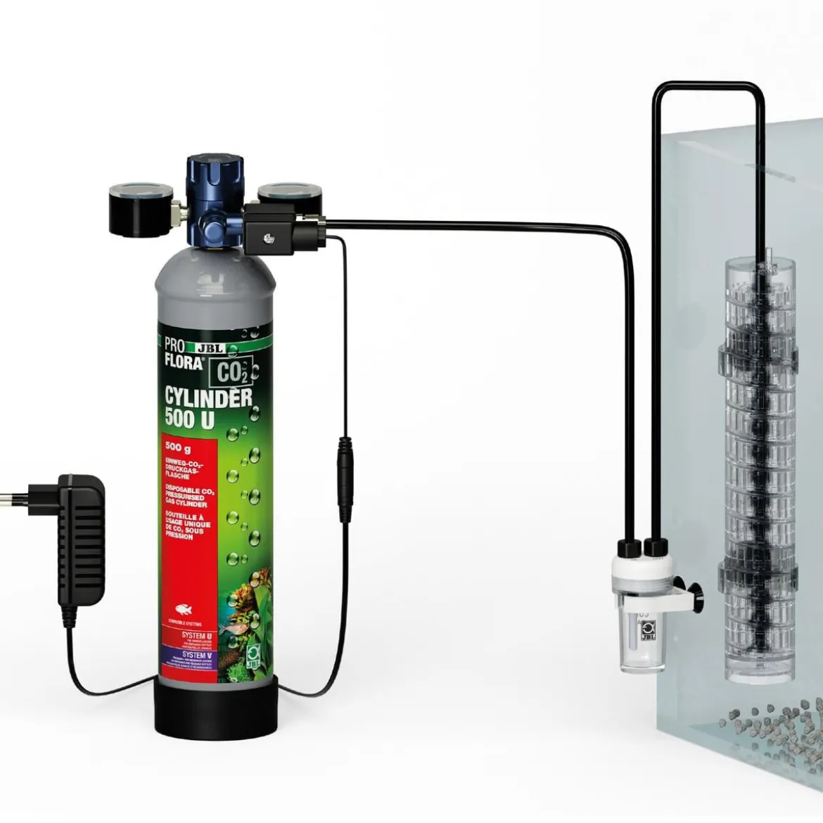 JBL PROFLORA CO2 Advanced Set U, 40-600 l