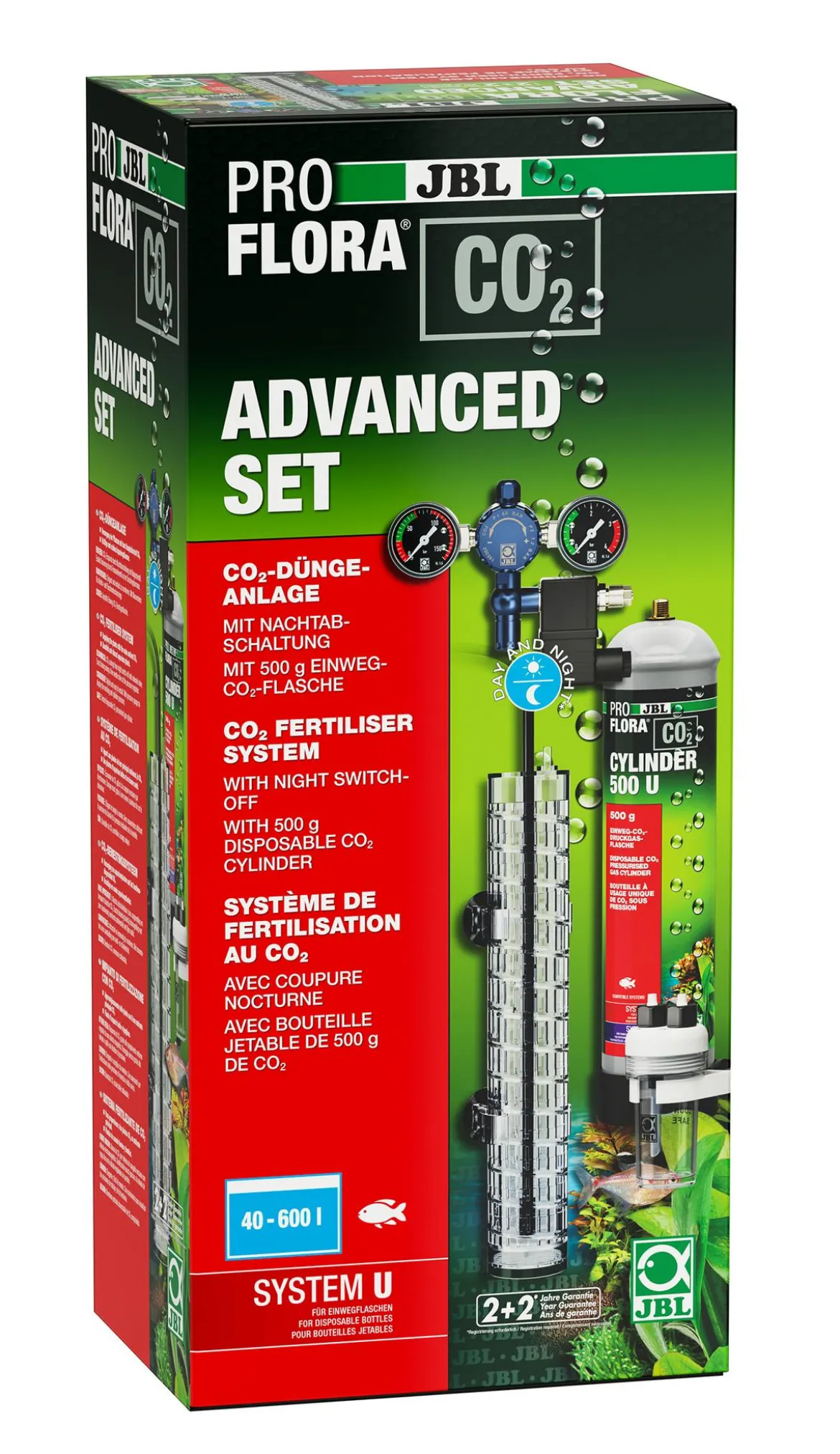 JBL PROFLORA CO2 Advanced Set U, 40-600 l