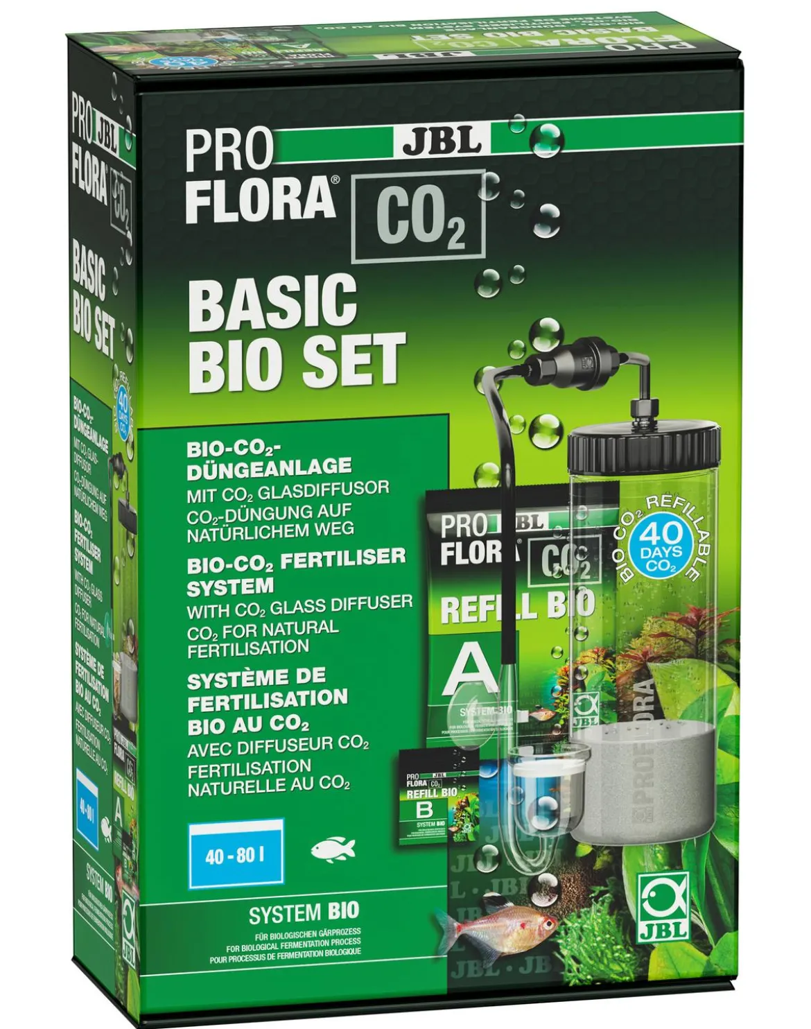 JBL PROFLORA CO2 Basic Bio Set, 40-80 l