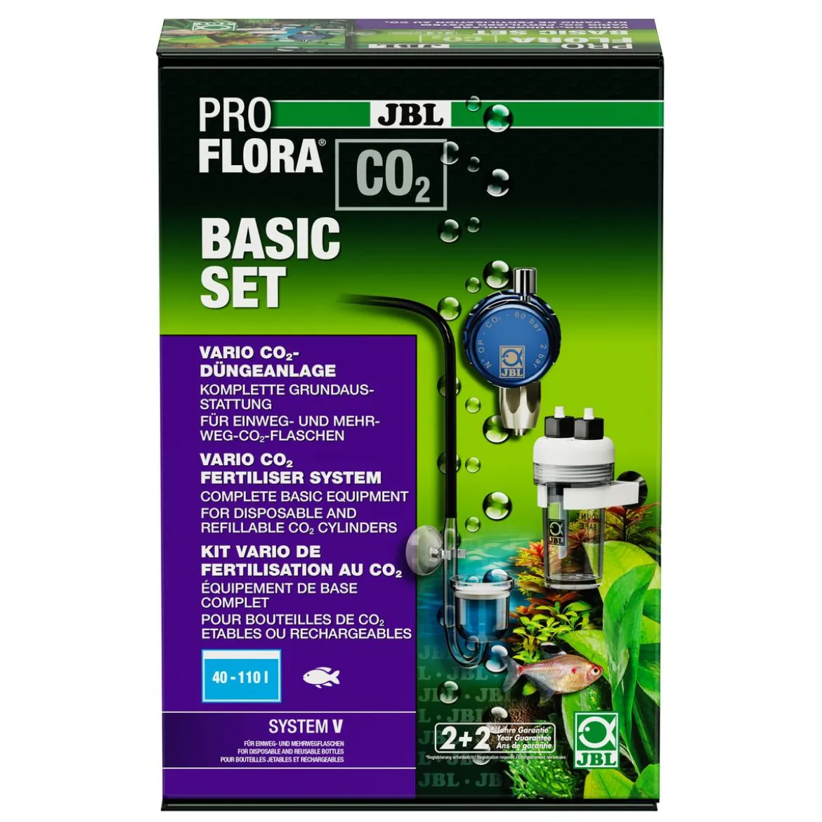 JBL PROFLORA CO2 Basic Set V, 40-110 l