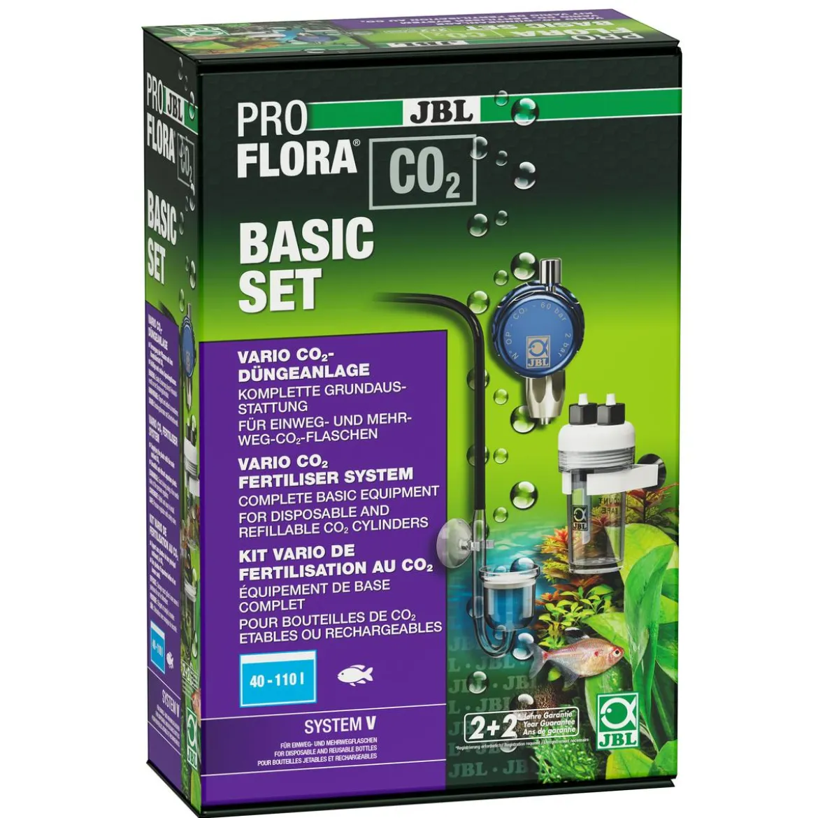 JBL PROFLORA CO2 Basic Set V, 40-110 l