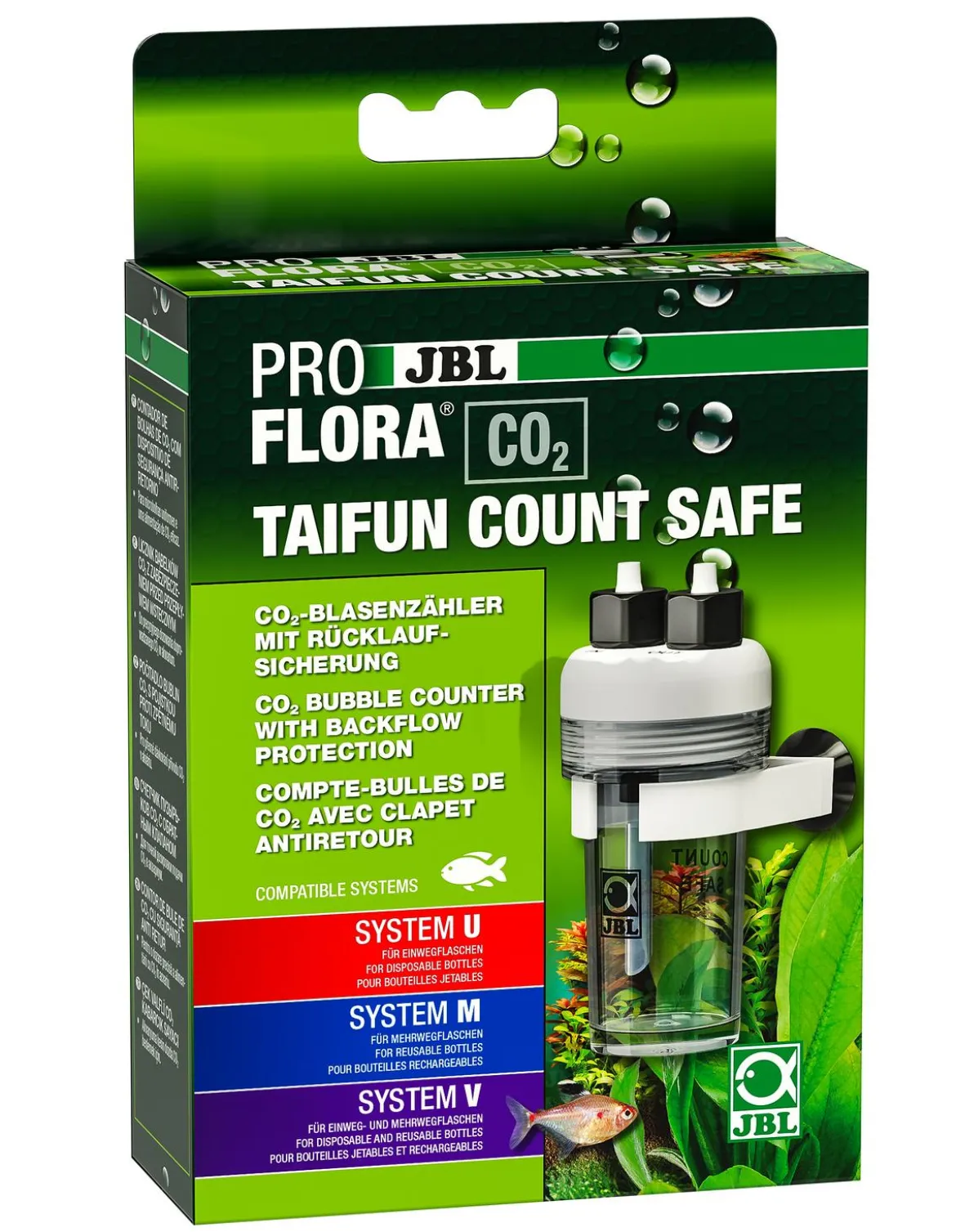 JBL PROFLORA CO2 Blasenzähler Taifun Count Safe
