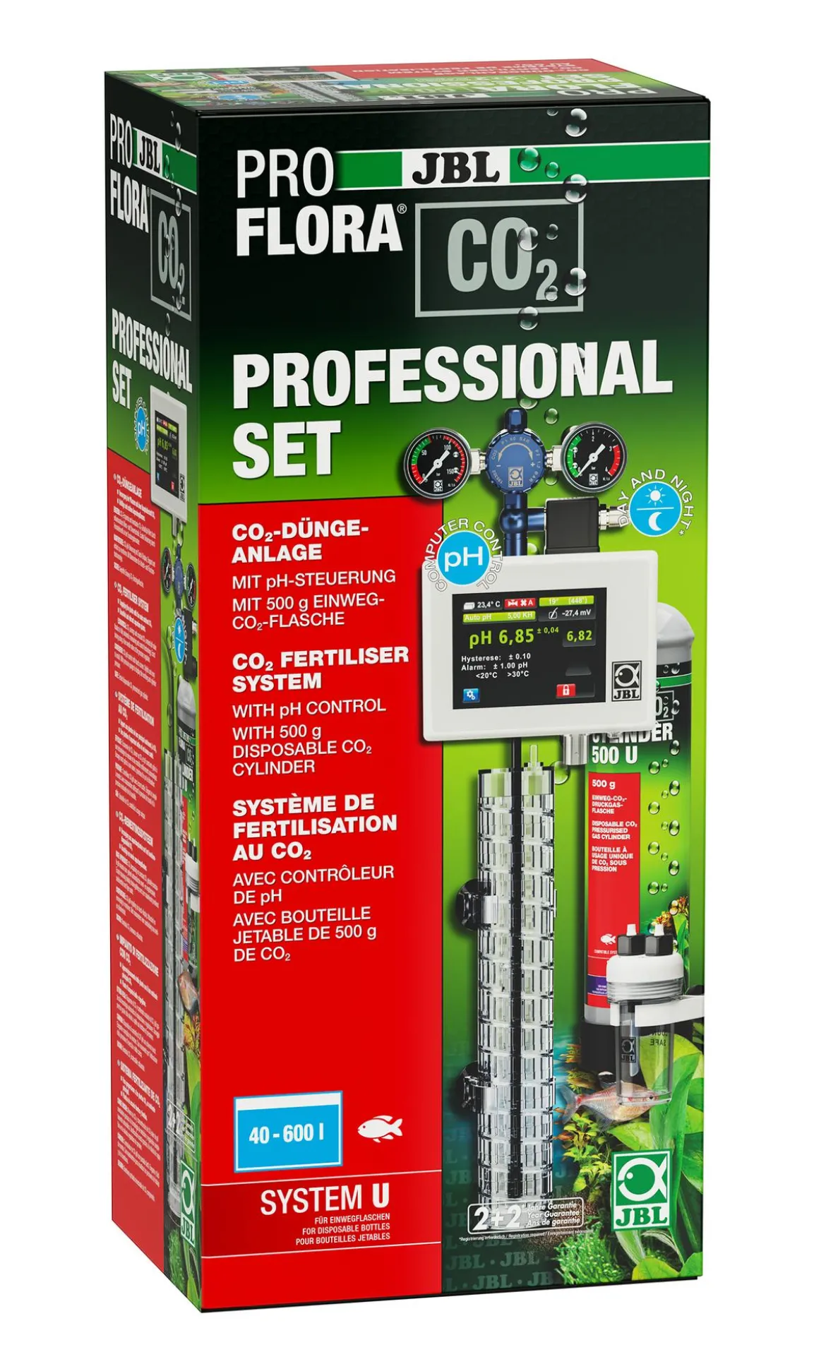 JBL PROFLORA CO2 Professional Set U, 40-600 l