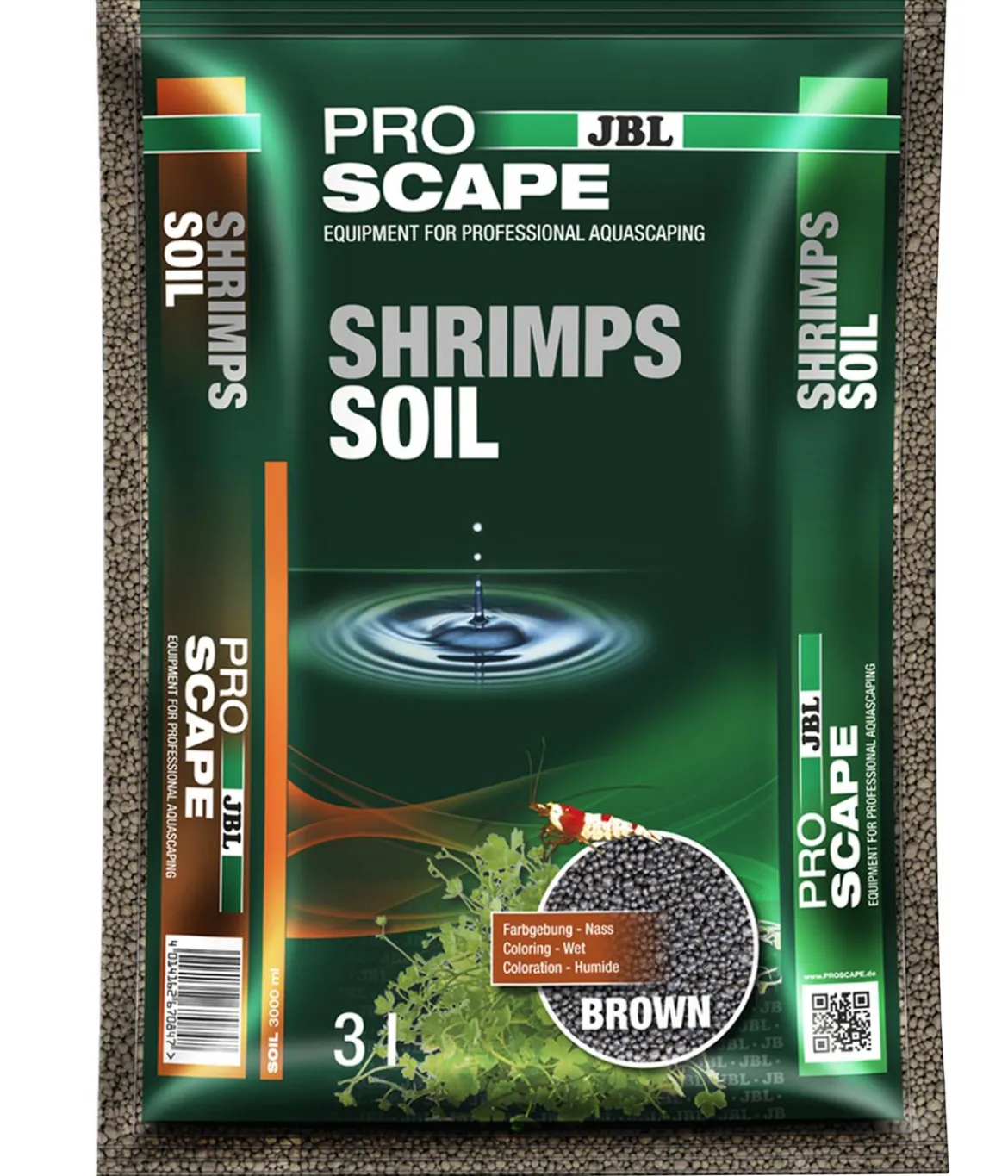 JBL ProJBL Aquarium Bodengrund ProScape ShrimpsSoil, braun