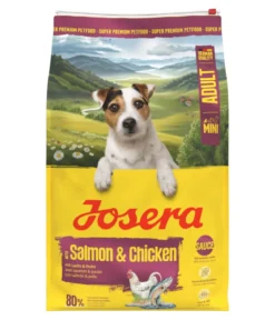 Josera Trockenfutter für Hunde Mini Adult, Lachs & Huhn