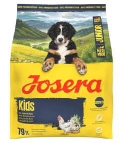 Josera Trockenfutter für Hunde Kids Medi/Maxi Junior, Huhn & Reis