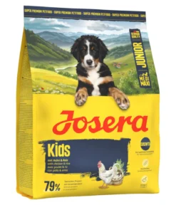 Josera Trockenfutter für Hunde Kids Medi/Maxi Junior, Huhn & Reis