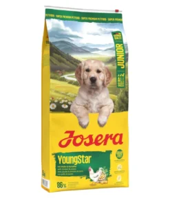 Josera Trockenfutter für Hunde YoungStar Junior, Huhn & Kartoffel