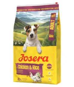 Josera Trockenfutter für Hunde Mini Adult, Huhn & Reis