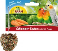 JR FARM Schlemmer-Zapfen Großsittiche & Papageien, 195 g