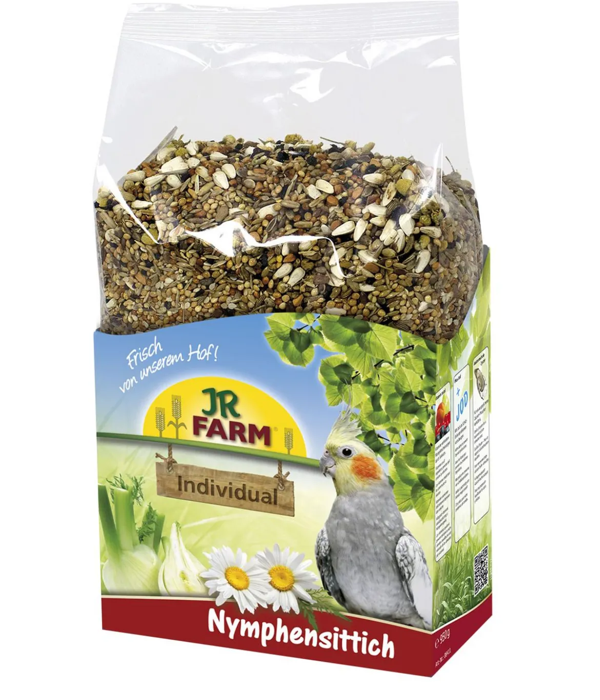JR FARM Vogelfutter Individual Nymphensittich, 1 kg