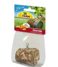 JR FARM Vogelsnack Holzrolle Großsittich & Papagei, 150 g