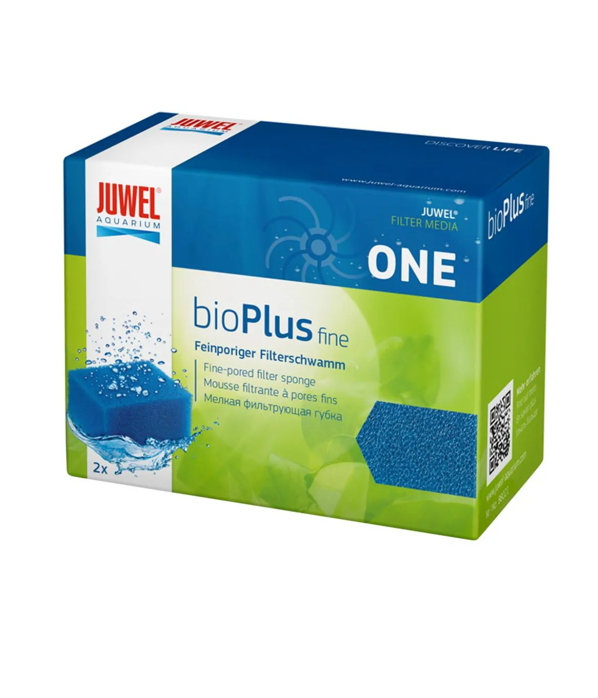 JUWEL® AQUARIUM Aquariumzubehör Filterschwamm bioPlus fine ONE, fein