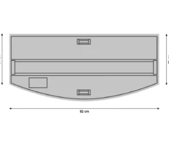 JUWEL® AQUARIUM Kombination Vision 180 LED, ca. B92/H128/T41 cm, 180 l