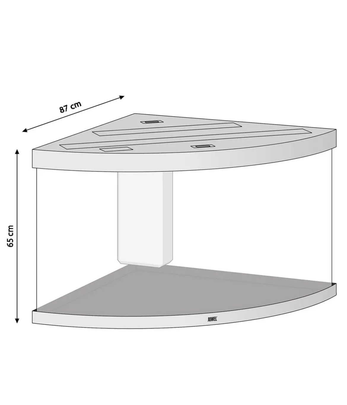 JUWEL® AQUARIUM Trigon 350 LED