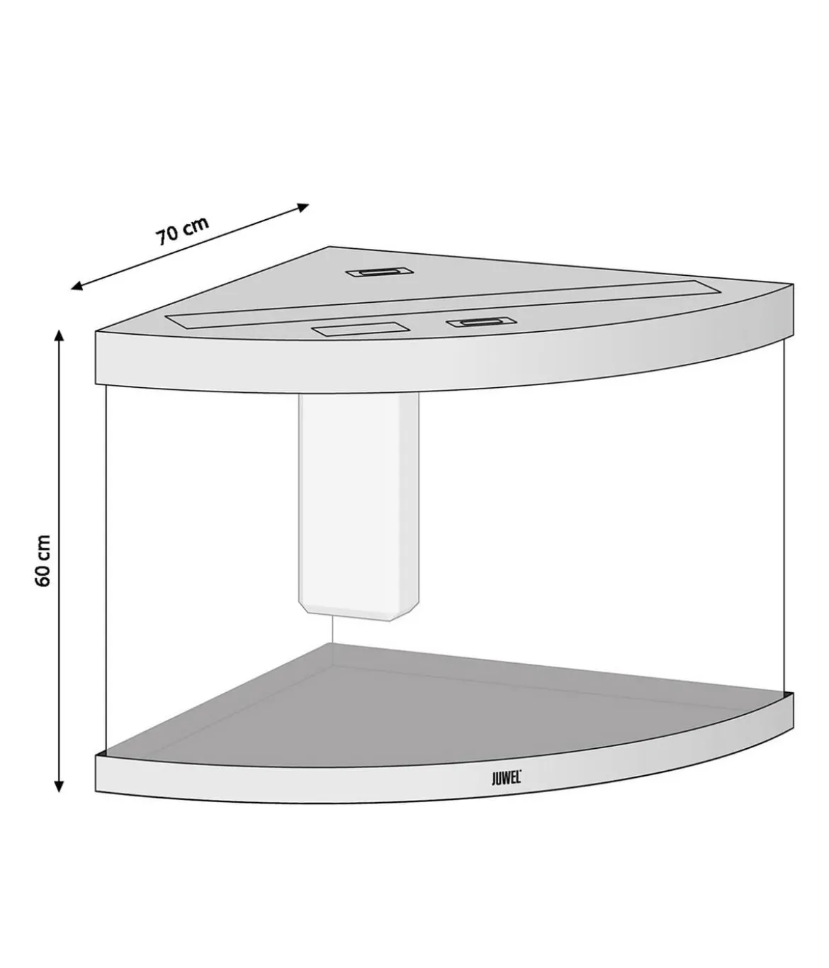 JUWEL® AQUARIUM Trigon 190 LED