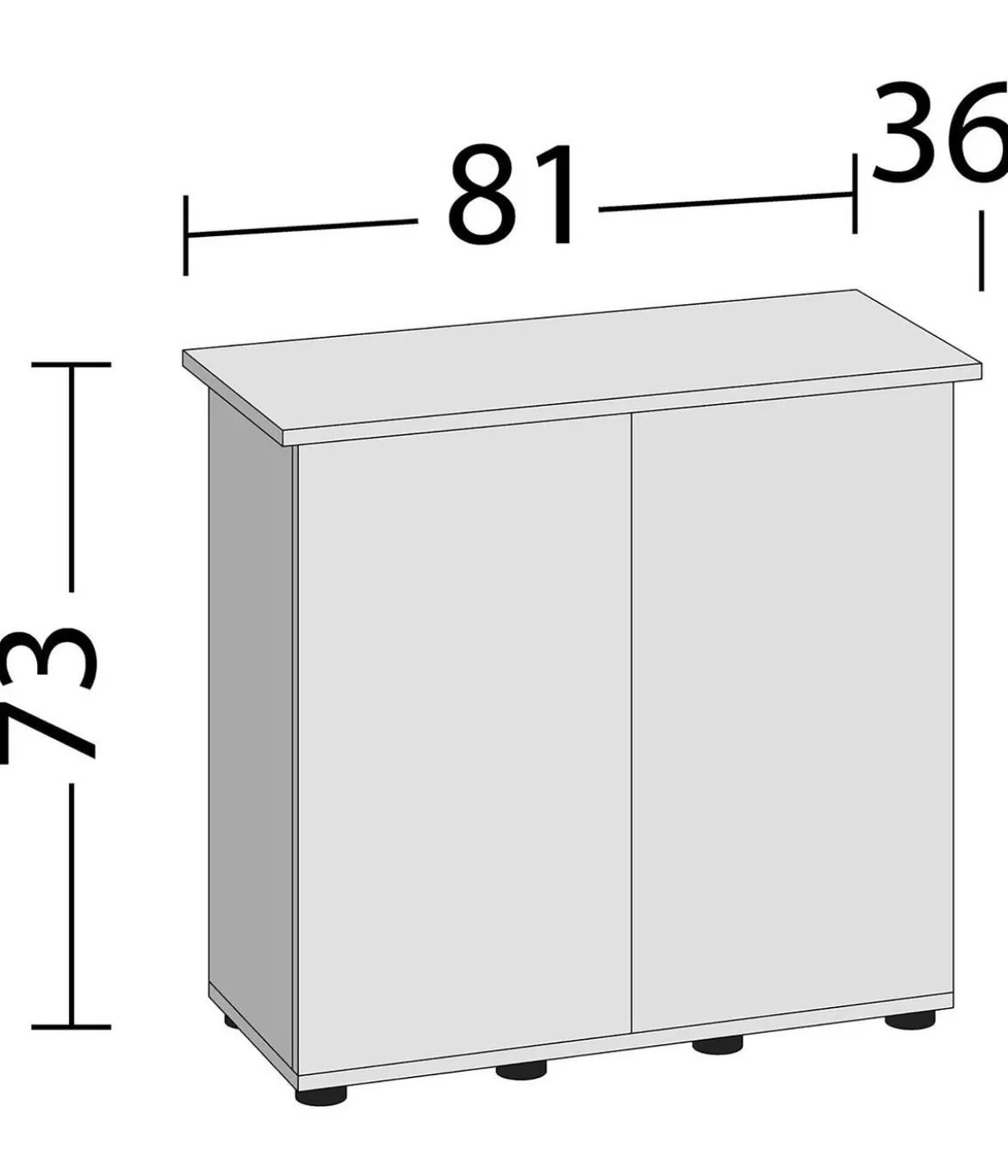 JUWEL® AQUARIUM Unterschrank SBX Rio 125