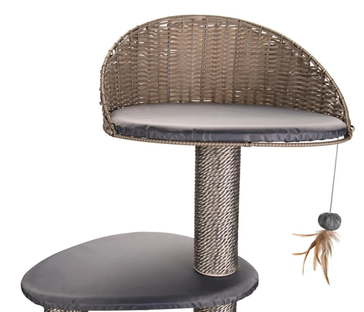 Karlie Outdoor-Kratzbaum Misty, grau, ca. B77/H160/T57 cm