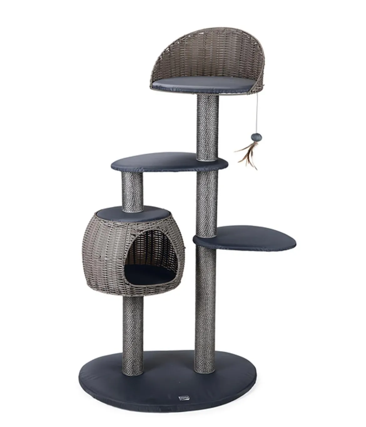 Karlie Outdoor-Kratzbaum Misty, grau, ca. B77/H160/T57 cm
