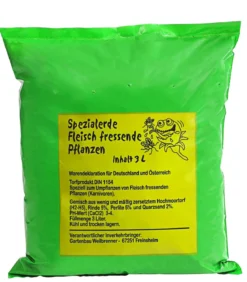 Karnivorenerde, 3 Liter