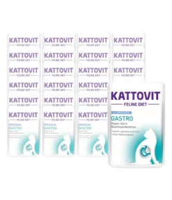 KATTOVIT Feline Diet Nassfutter für Katzen Gastro, 24 x 85 g