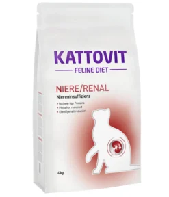 KATTOVIT Feline Diet Trockenfutter für Katzen Niere/Renal