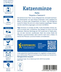 Katzenminze Felix, Saatgut von Kiepenkerl