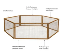 KERBL Freilaufgehege Vario, ca. B120/H59/T120 cm