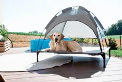 KERBL Hundeliege Vacation, grau, ca. B105/H75/T86 cm