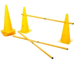 KERBL Hundespielzeug Agility Pylonen-Hürden Set