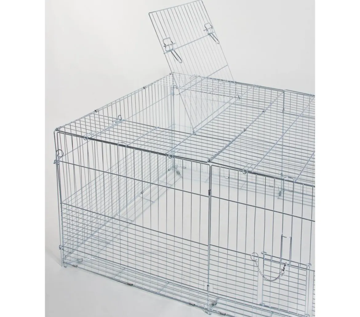 KERBL Jungtier-Freilaufgehege mit Ausbruchsperre, ca. B144/H60/T112 cm