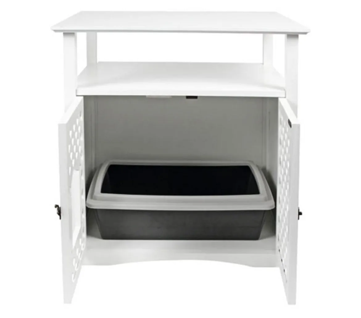 Kerbl Katzenschrank Helena, weiß, ca. B64/H64/T46 cm