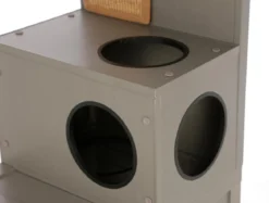 KERBL Katzenspielhaus Alex ECO, grau, ca. B42/H152,5/T42 cm