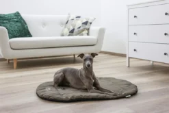 KERBL Reisekissen Traveller, oval, braun, ca. B85/H3/T65 cm
