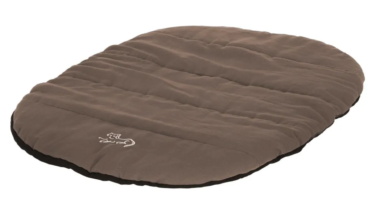 KERBL Reisekissen Traveller, oval, braun, ca. B85/H3/T65 cm