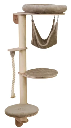 KERBL Wandkratzbaum Dolomit Grappa, beige, ca. B80/H158/T66 cm