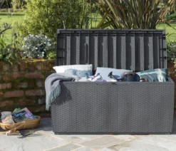Keter Aufbewahrungsbox Capri, 305 Liter, ca. B123/H57/T53,5 cm