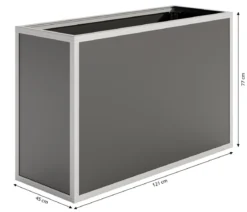 KGT Alu-Hochbeet 130, ca. B121/H77/T45 cm
