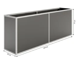 KGT Alu-Hochbeet 210, ca. B205/H77/T45 cm