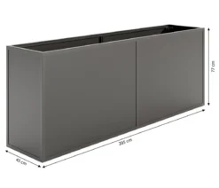 KGT Alu-Hochbeet 210, ca. B205/H77/T45 cm