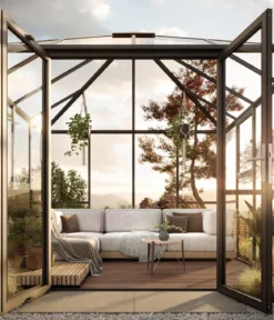 KGT Doppeltür für PaviLux, ca. B139/H189 cm