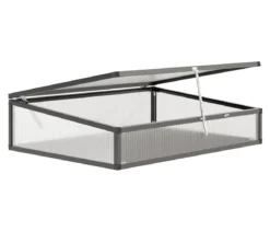 KGT Frühbeetaufsatz 130, anthrazit, ca. B121/H32/T91 cm