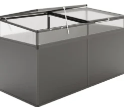 KGT Frühbeetaufsatz 210, anthrazit, ca. B205/H32/T91 cm