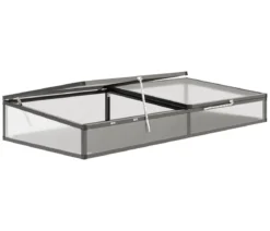 KGT Frühbeetaufsatz 210, anthrazit, ca. B205/H32/T91 cm