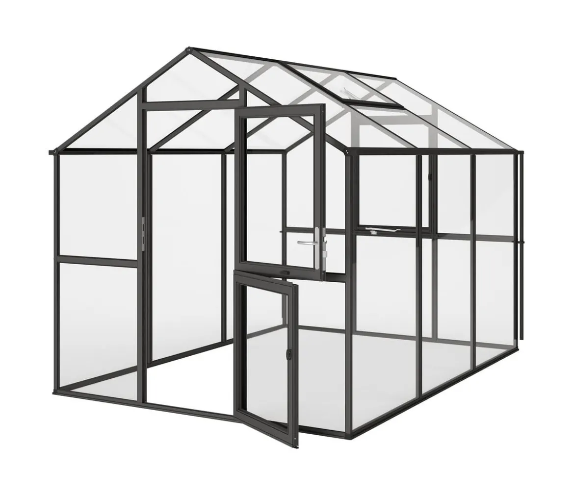 KGT Gewächshaus Aptasia III, ESG, ca. B233/H235/T323 cm