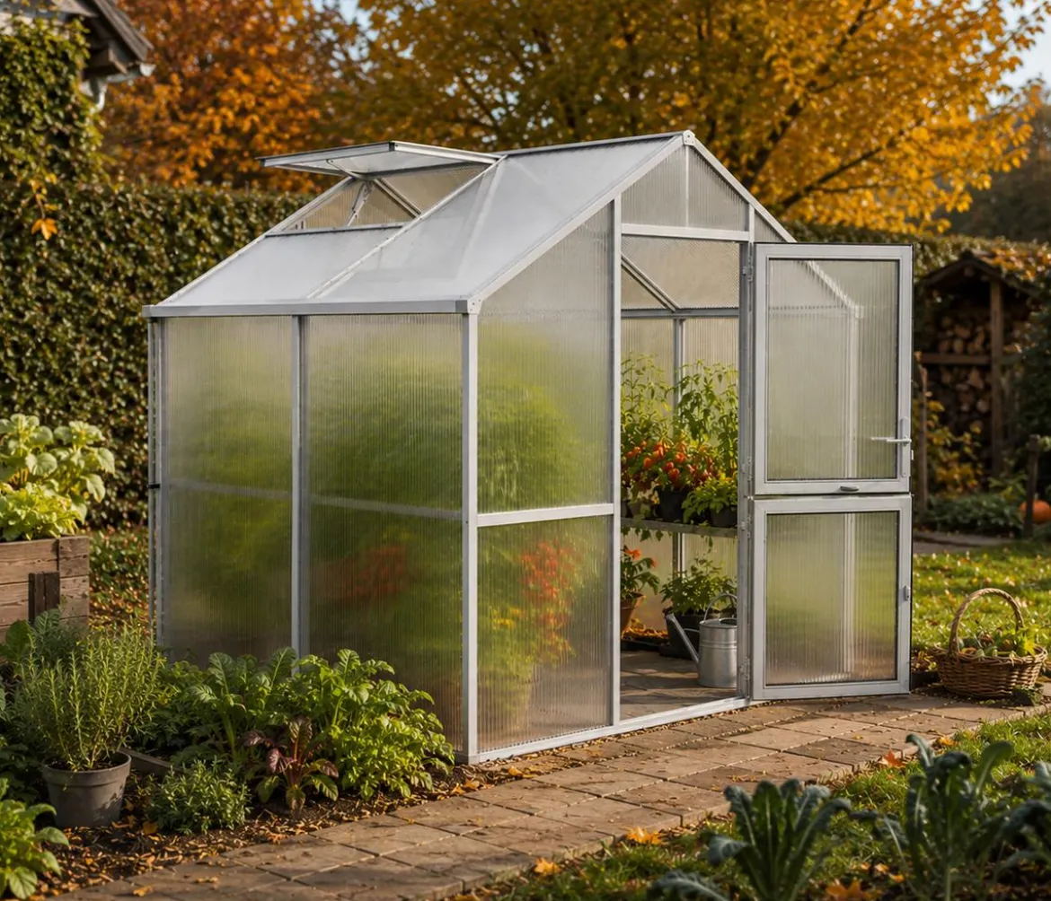 KGT Gewächshaus Iris II, ca. B233/H226/T217 cm