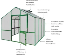 KGT Gewächshaus Lilie III