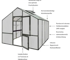 KGT Gewächshaus Lilie III