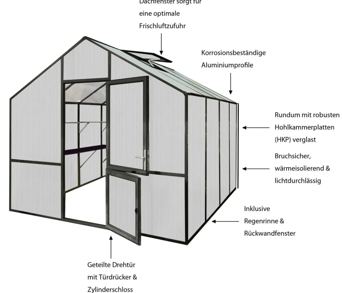 KGT Gewächshaus Lilie III